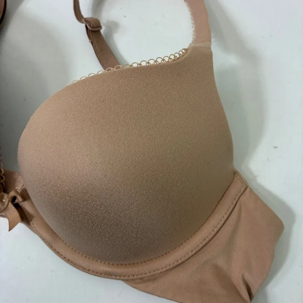 Victoria’s Secret Push-up Bra Beige Size 32B - Picture 3 of 7